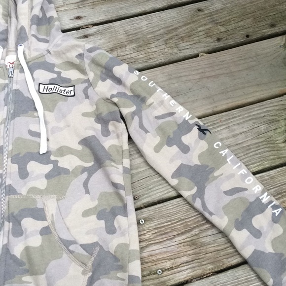 Hollister Tops Hollister Camouflage Hoodie Poshmark